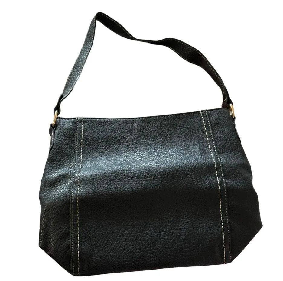 Montana West NEW Vegan Leather Medium Shoulder Hobo Bag Purse - Black - Image 3