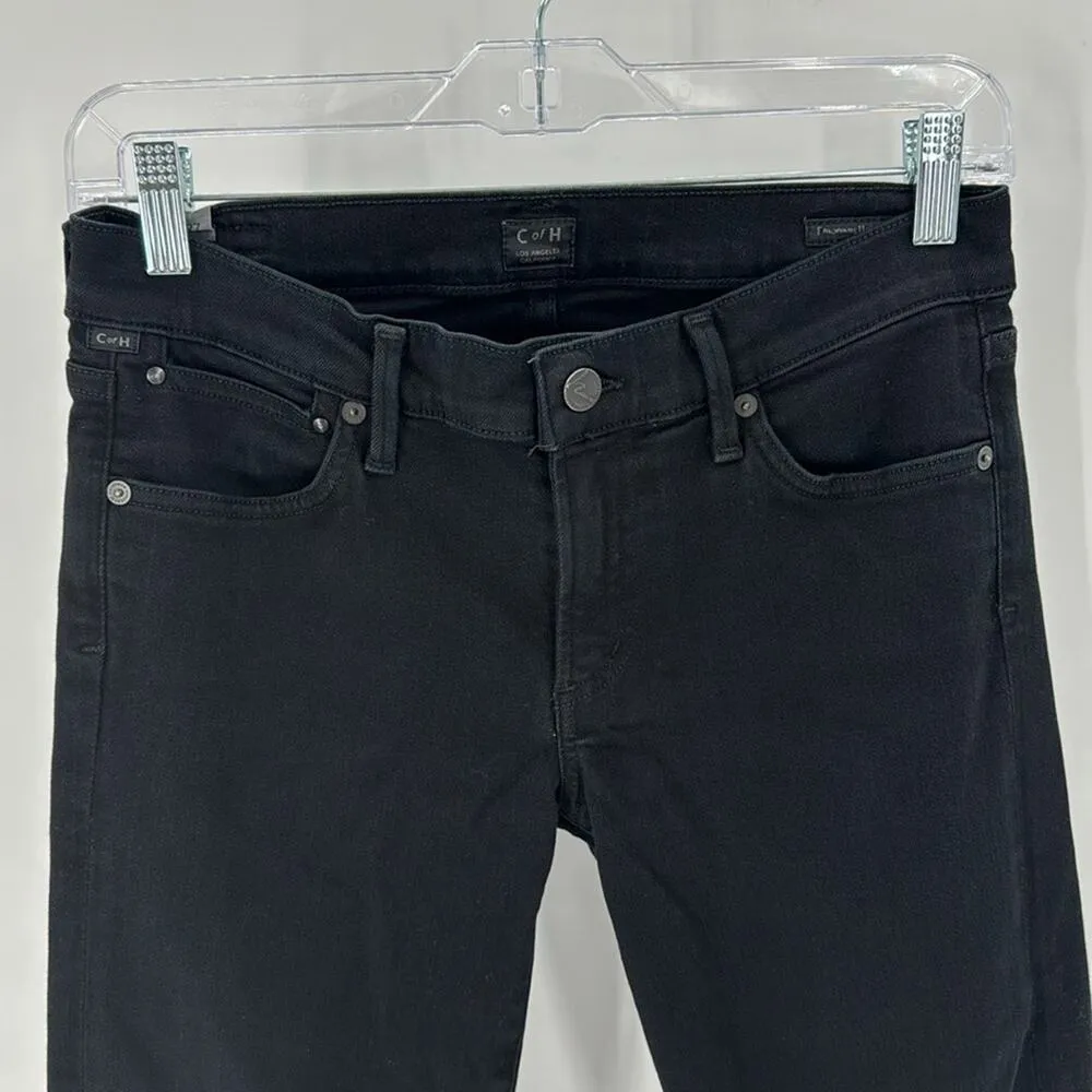 Citizens of Humanity Emannuelle Low Rise slim Boot Jeans black cropped size 27 - Image 4