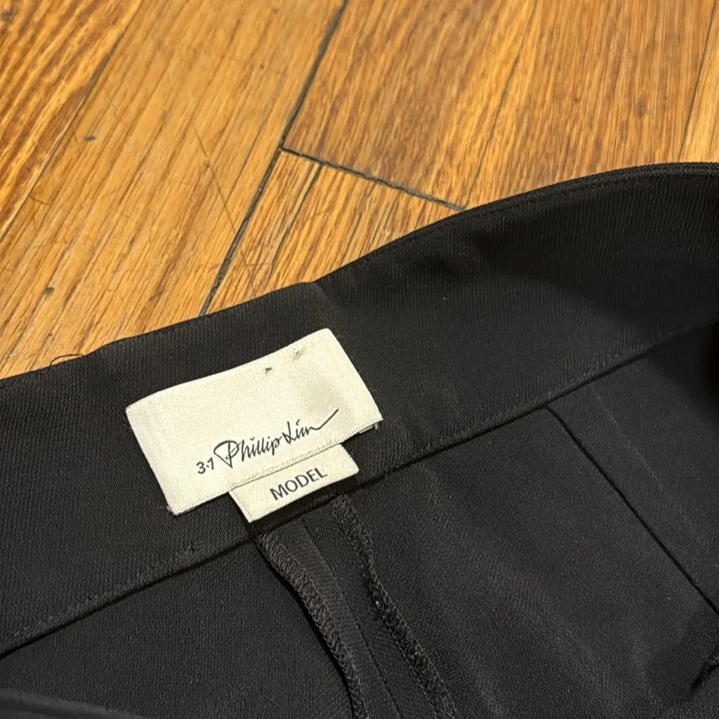 3.1 Phillip Lim Tailored High-Waist Side-Button Pant trouser MODEL SAMPLE ankle - Image 4