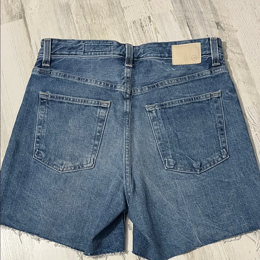 AG Adriano Goldschmied Clove Short High-Rise Baggy Fit Size 25 - Image 5