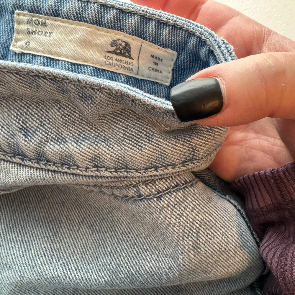 Bullhead Denim Patchwork Mom Shorts Size 9 Blue - Image 7