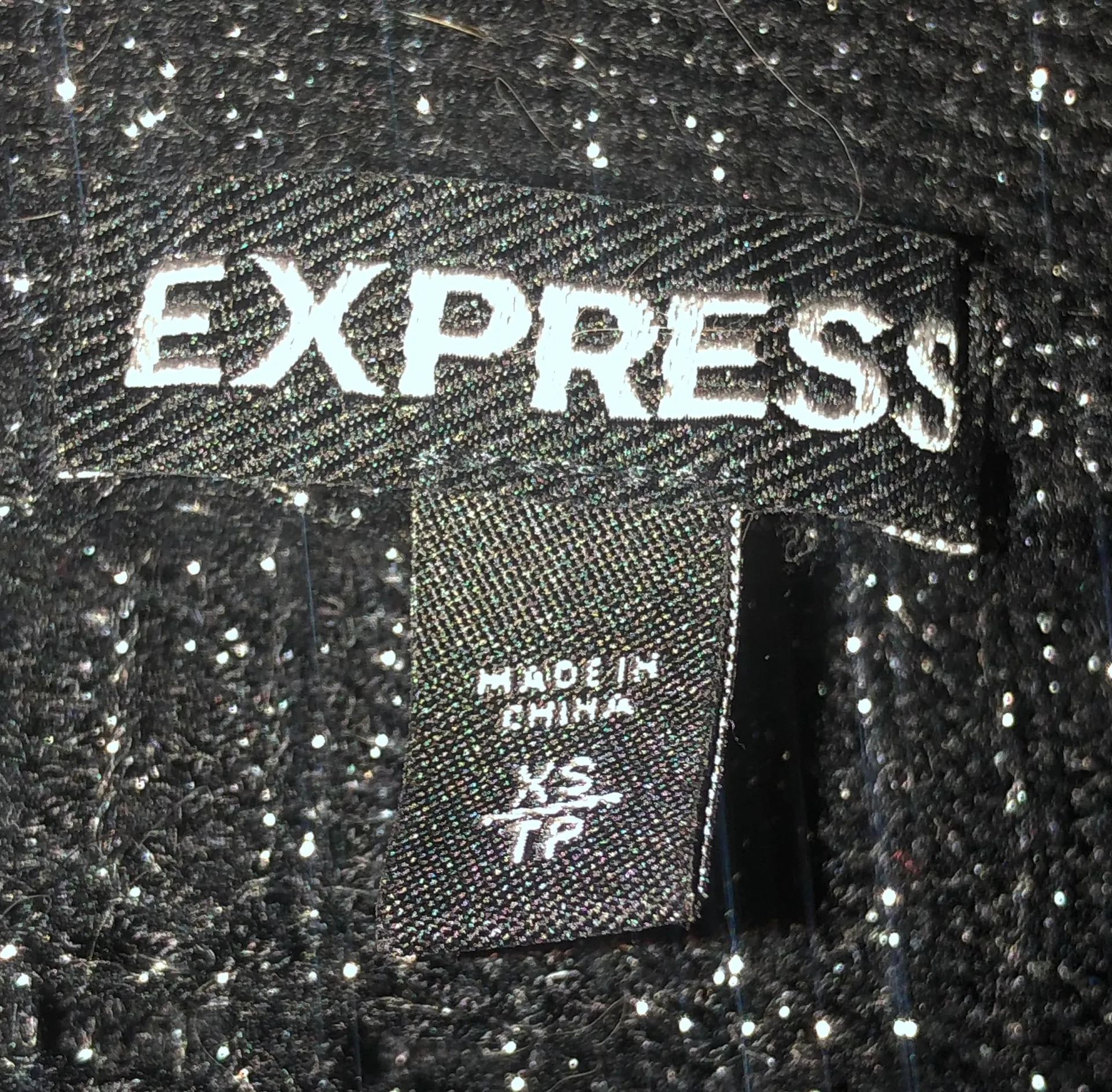 EXPRESS Metallic Open Knit Sweater - Image 6