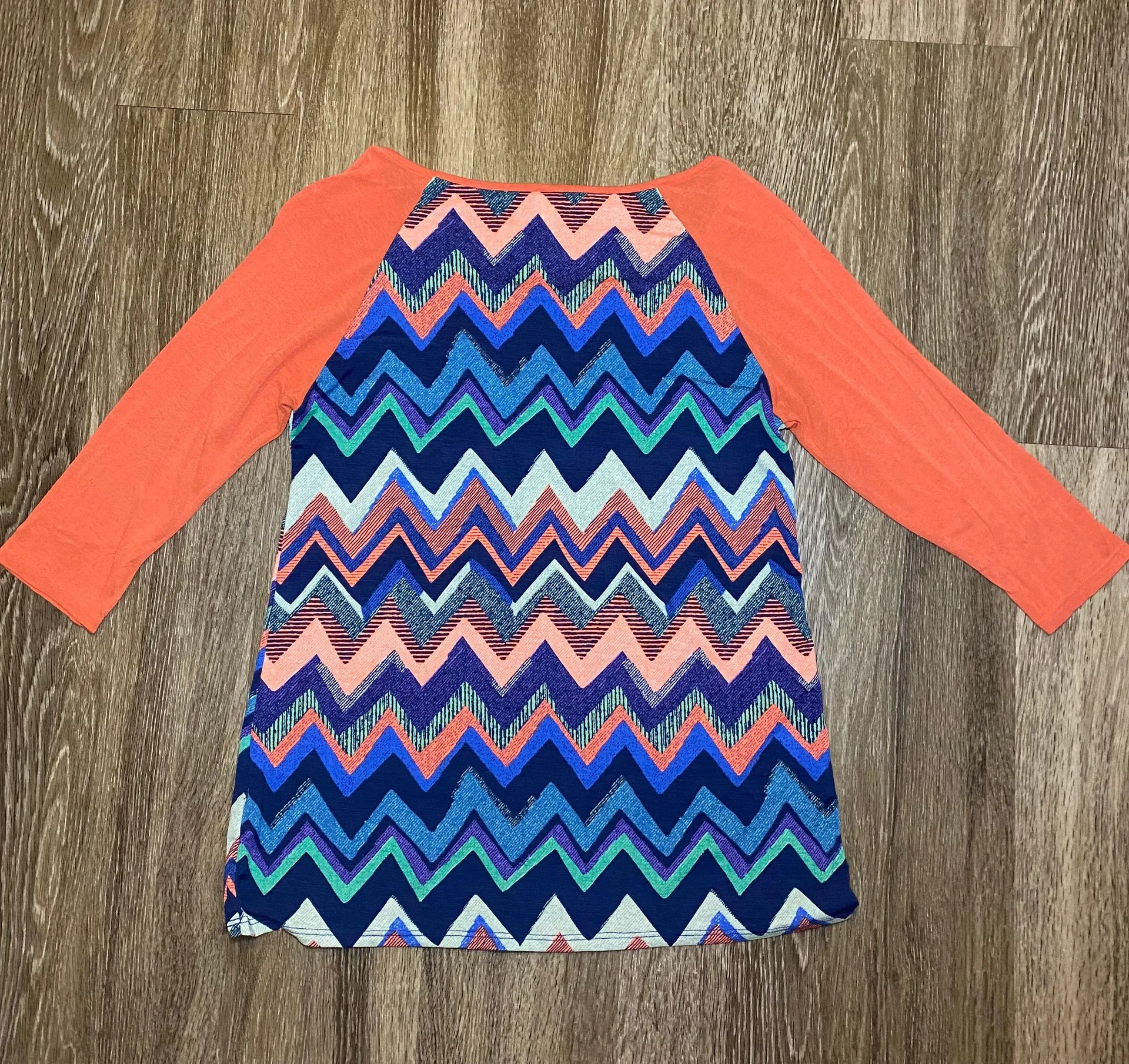 Emerald Sundae Womens Chevron Printed Shirt - S - Image 3