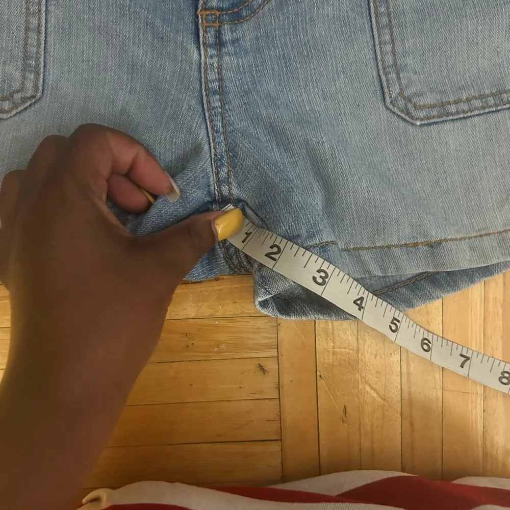 Tyte Jeans Blue Jean Shorts Distressed Summer Style Size 3 - Image 10