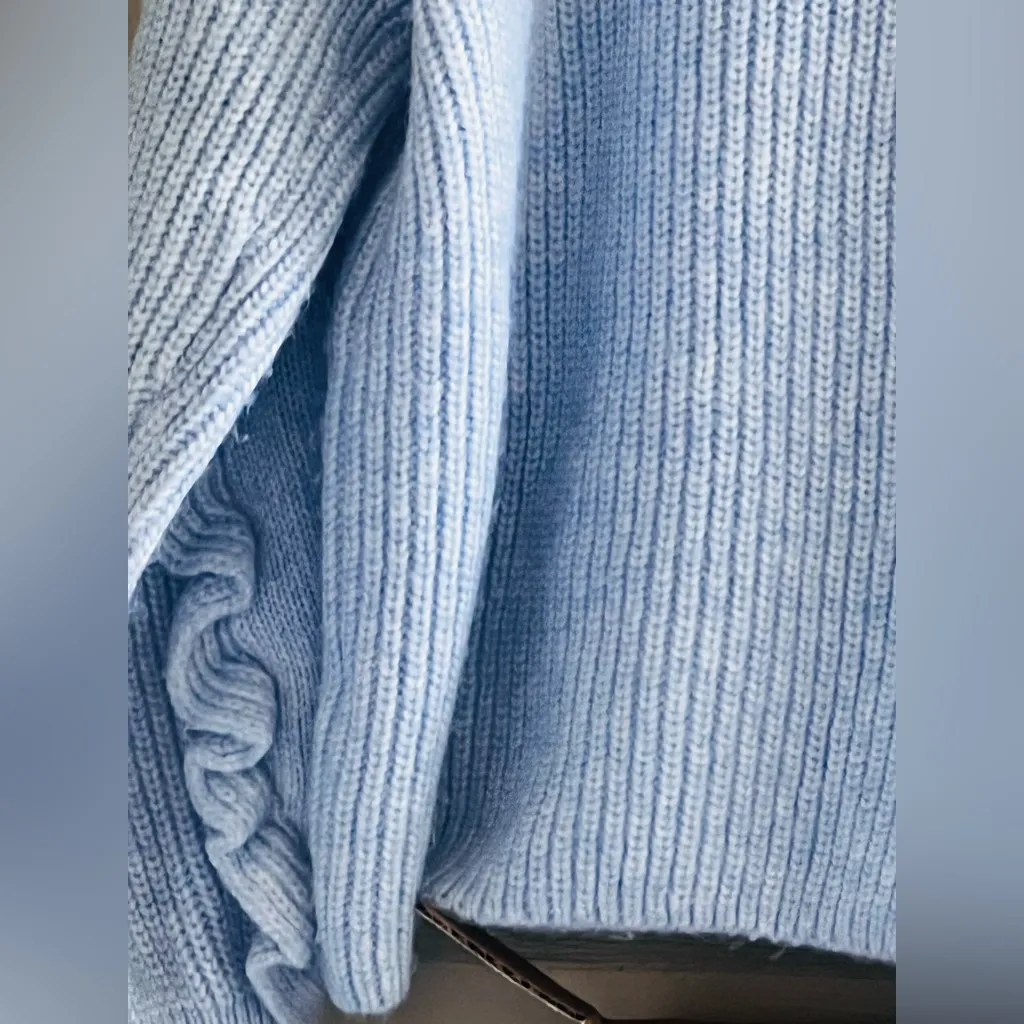 Zara Women’s Flounce Knit Sweater - Image 8