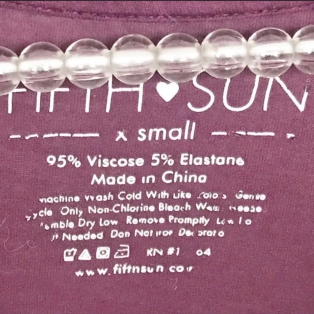 Fifth Sun Size XS Purple Tribal Elephant Graphic Crewneck Short Sleeve T-shirt - Image 4