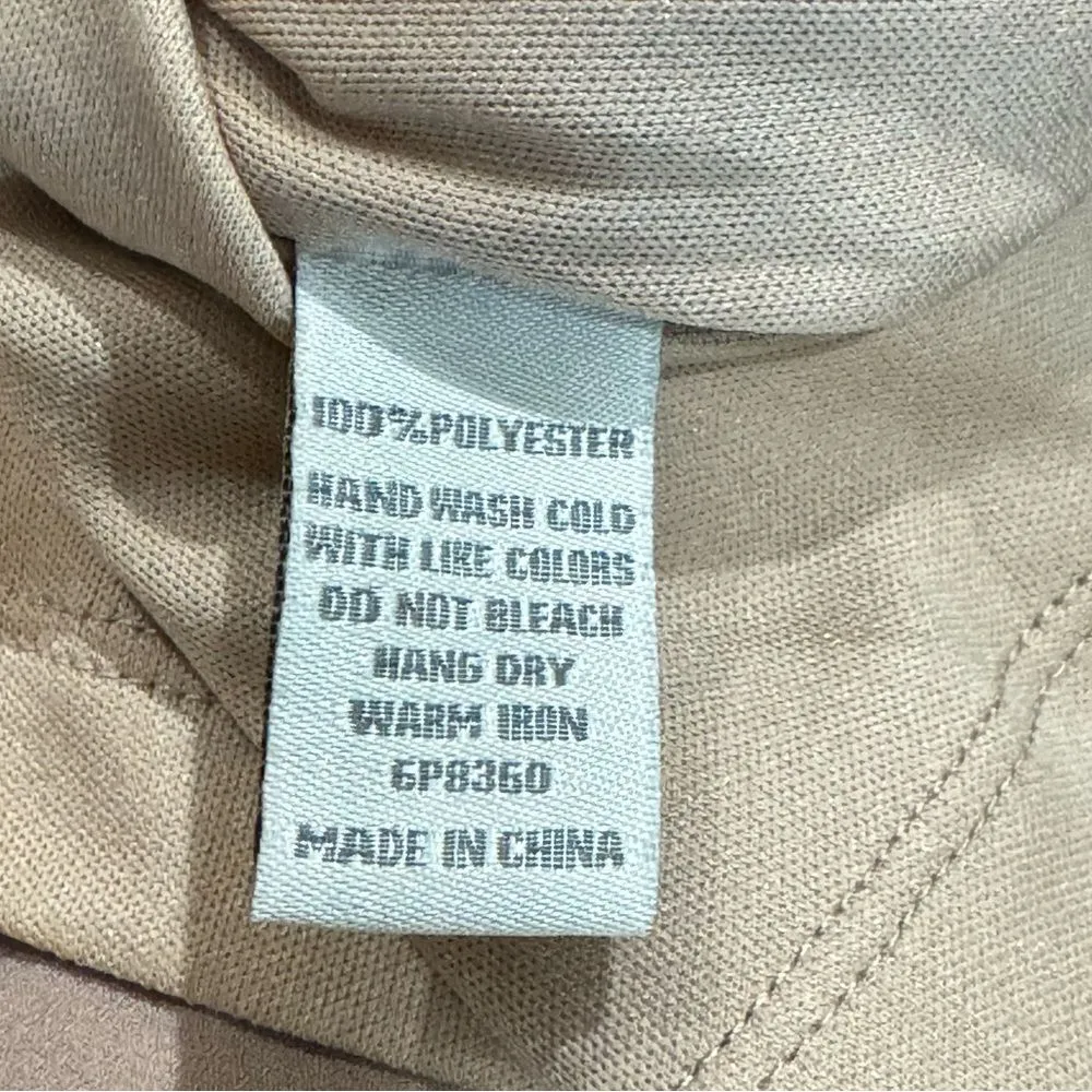 Cecico Tan Tunic Tank Top Women’s Large - Image 2