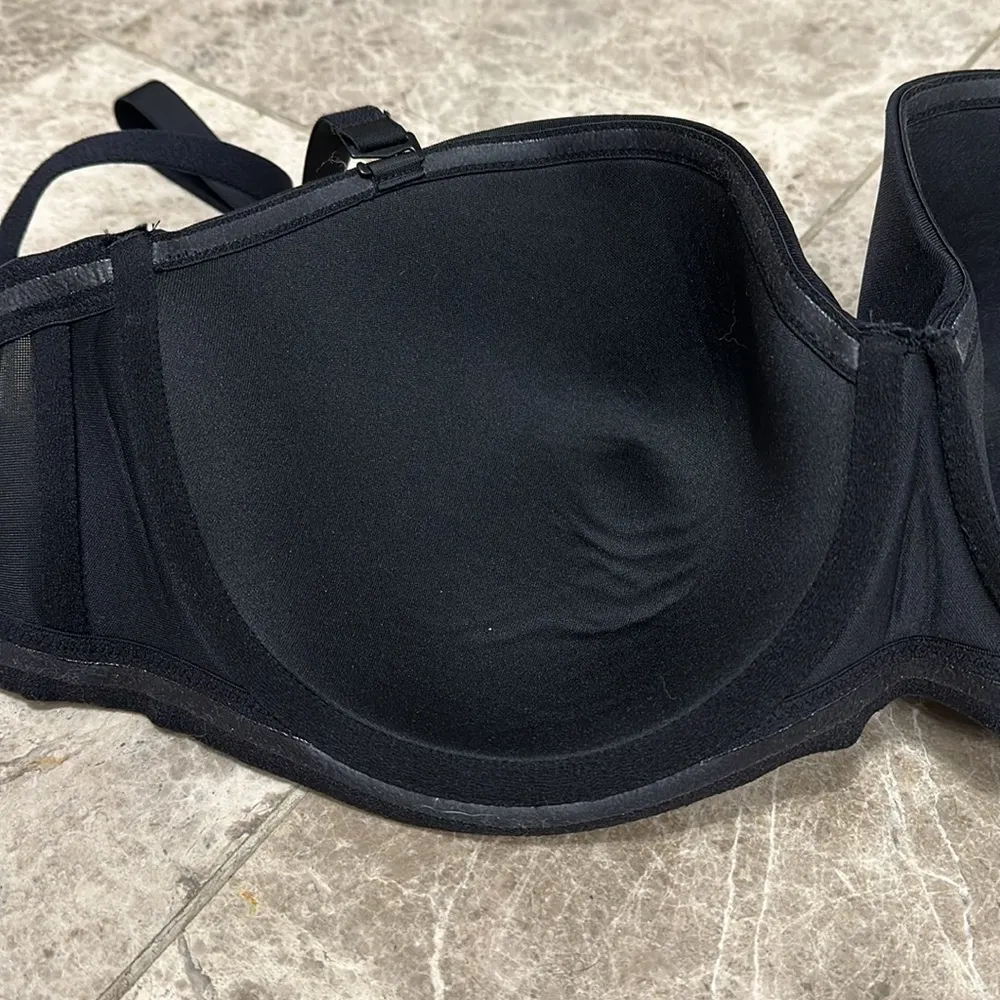 Wacoal Red Carpet Strapless Underwire Bra 854119 Black 38DDD - Image 11