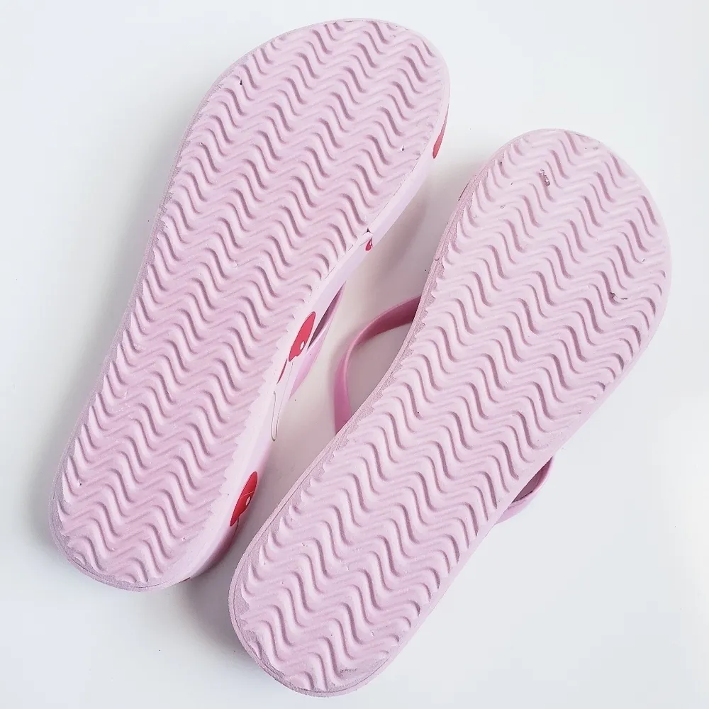 Sole Mates Cherry Wedge Flip Flop Sandals Y2K Style Red Size 6 - Image 5