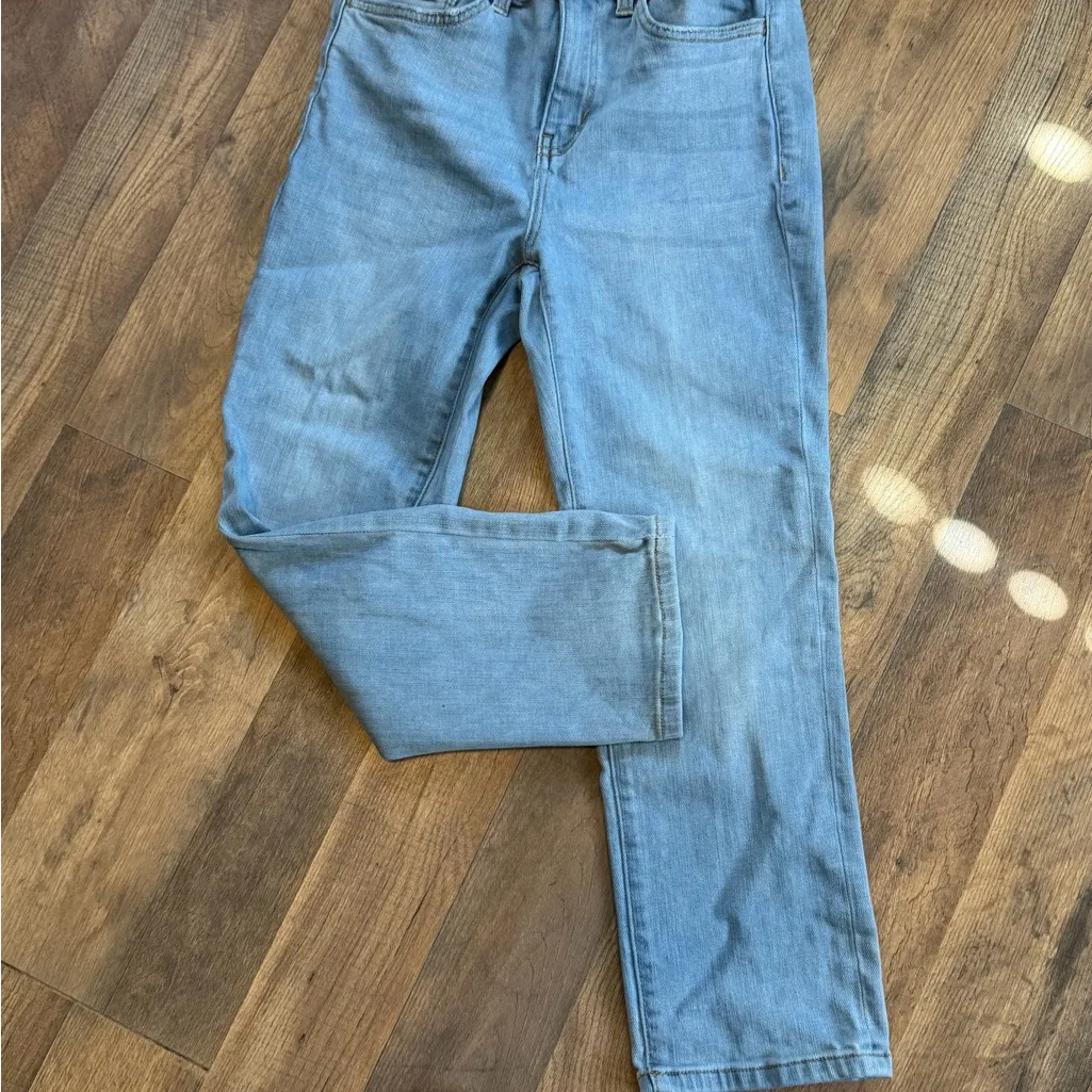 Flying Monkey Light wash ankle crop high rise Women's Jeans size 27 - Image 3