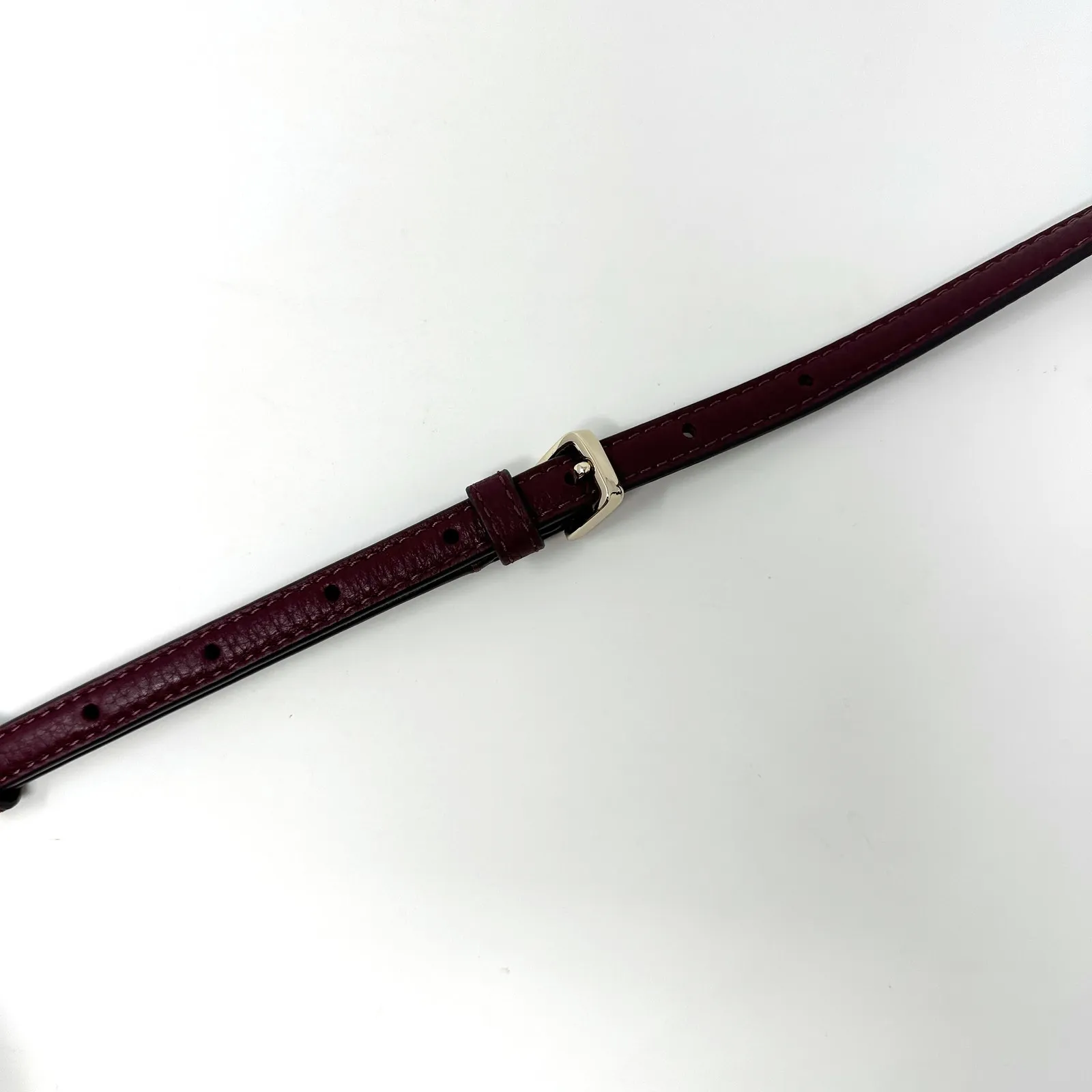 Kate Spade Leila Mini Flap Crossbody Purse in Deep Berry Leather wlr00396 - Image 5