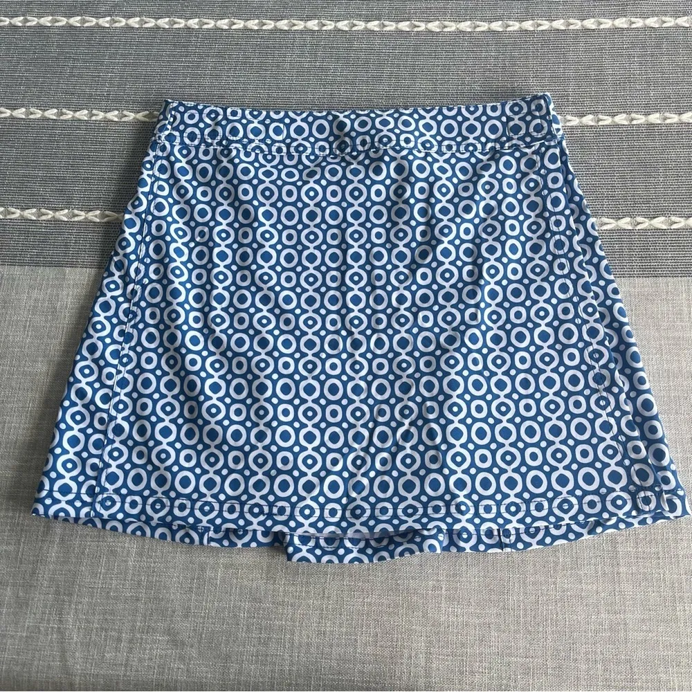 RipSkirt Hawaii Wrap Skirt Blue Dot Beach Swim Coverup Women’s Size Small Resort - Image 5