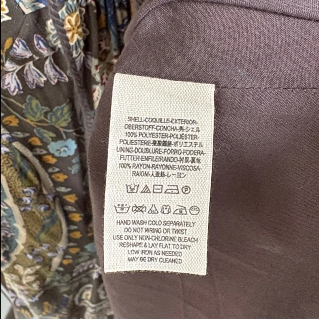 EUC Free People Rain or Shine Grey Paisley
Tunic Top / Dress Size XS - Image 9