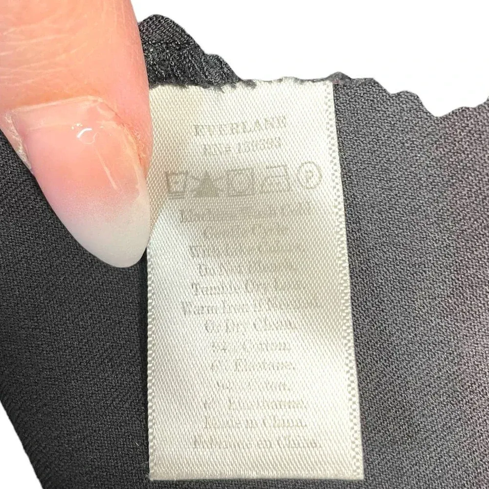 Everlane‎ The Side-Zip Stretch Cotton Pants in Black Ankle Crop Size US 8 - Image 10