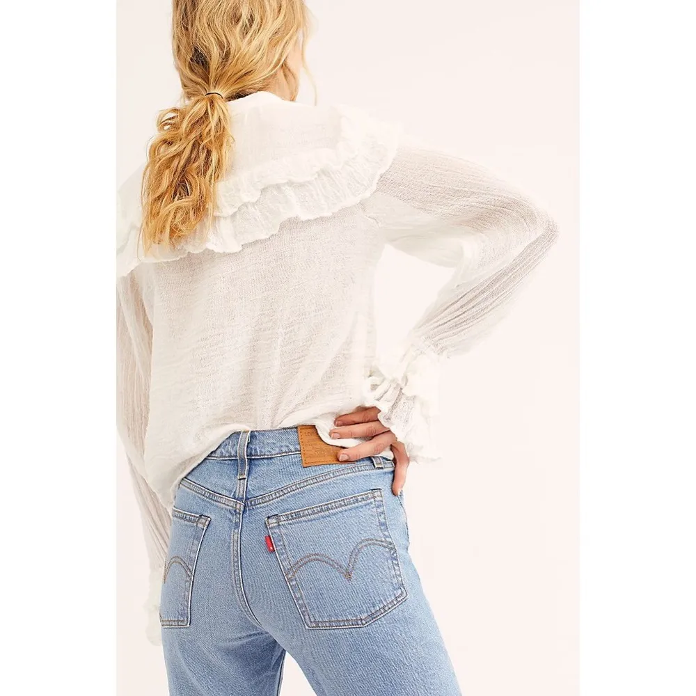 Levi’s Premium Wedgie Icon High-Rise Blue Jeans, Size 32 New with Tag - Image 6