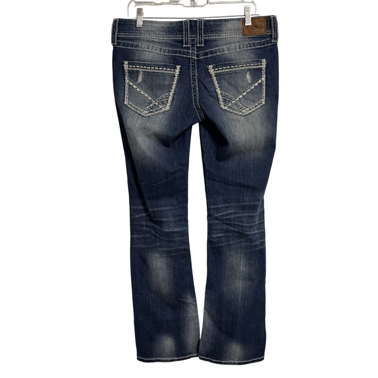 BKE Sabrina Jeans Womens 29R Bootcut Distressed Blue Denim Size 29 - Image 9