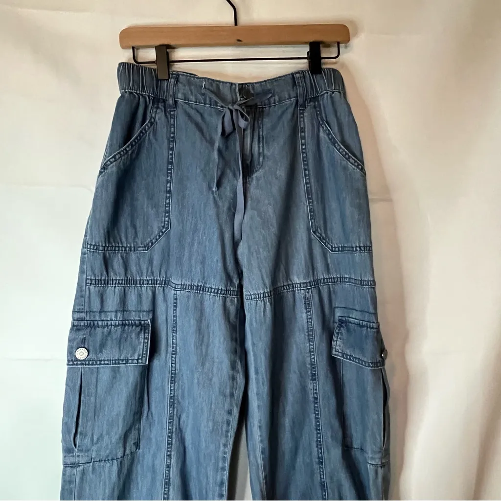 Sincerely Jules Light Blue Flare Jeans Size 27 - Image 4