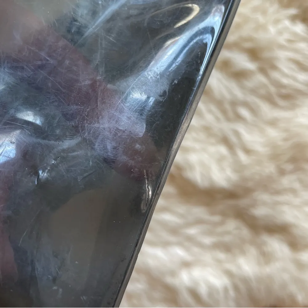 Limited Edition Authentic Burberry Clear black vinyl tote - Image 8