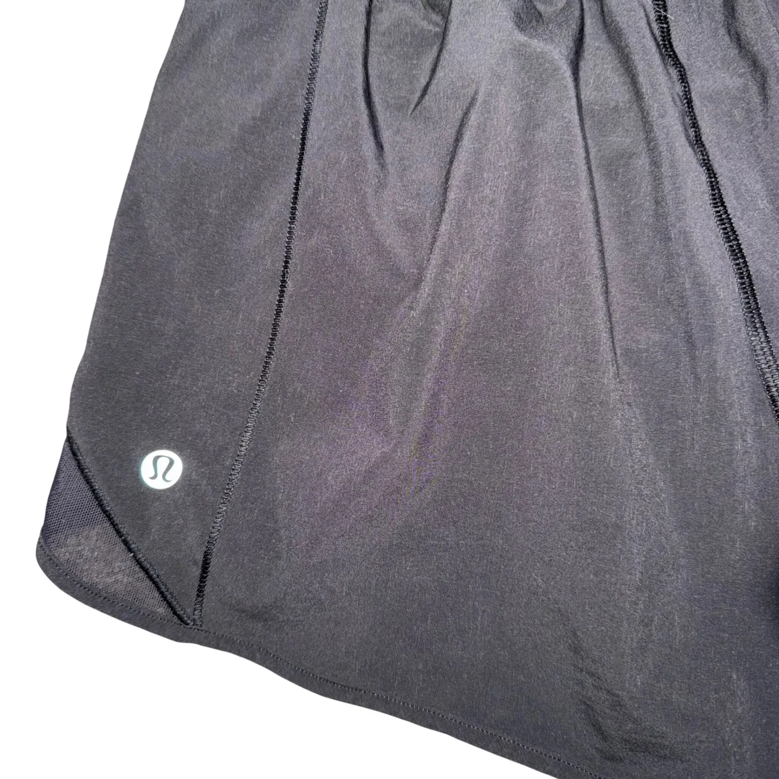 Lululemon Speed Up Hotty Hot Shorts Black Womens Size 6 Athletic Running - Image 3