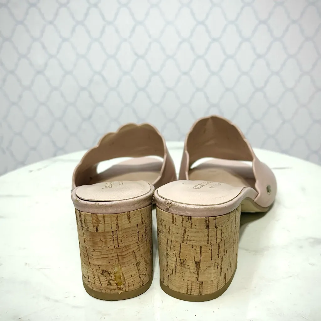 KATE Spade Warren Scalloped Leather Heels - Image 4