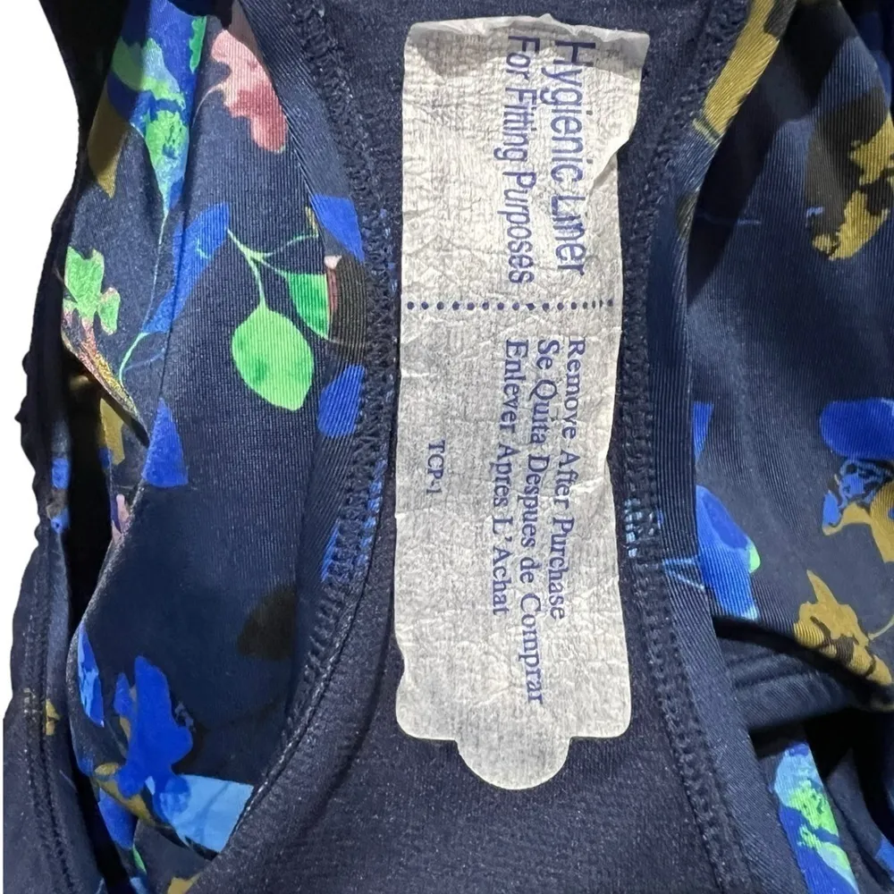 All in Motion Blue Floral Swimsuit - Image 3