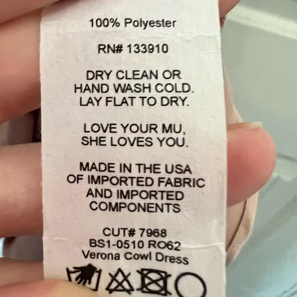 NWT Show Me Your MuMu Verona Cowl Dress Rose Gold Luxe Satin - Image 9