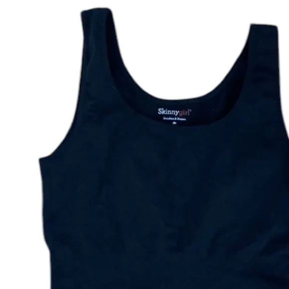 🔵 SALE 3/$25 SKINNYGIRL SMOOTHERS SHAPERS BLACK TANK TOP M Size M - Image 5