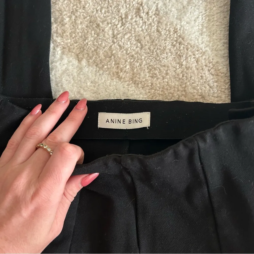 ANINE BING Max High-Rise Skinny Trousers - Image 11