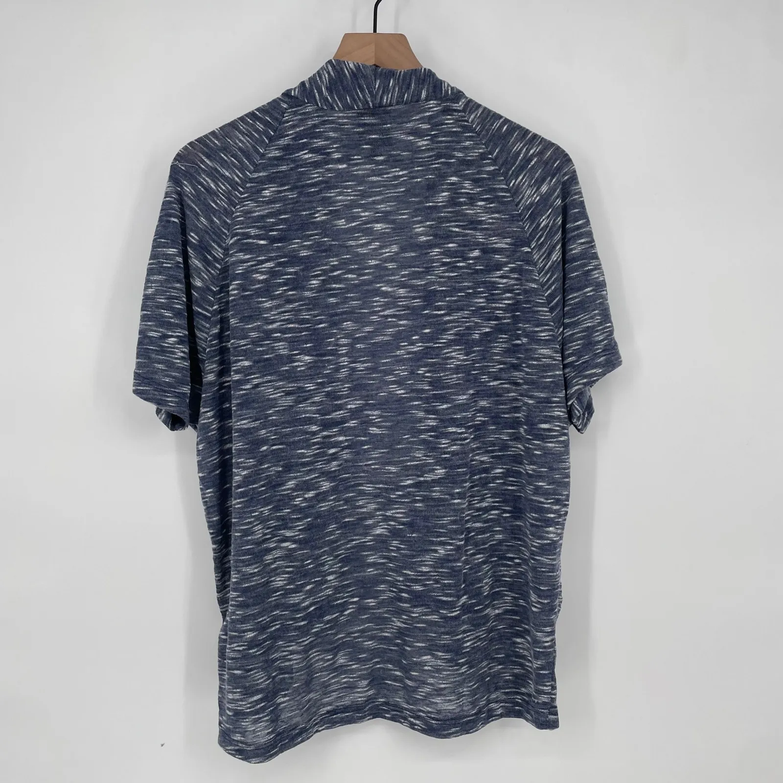 B Collection by Bobéau Blue Short Sleeve Open Front Cardigan Sweater Size S - Image 5