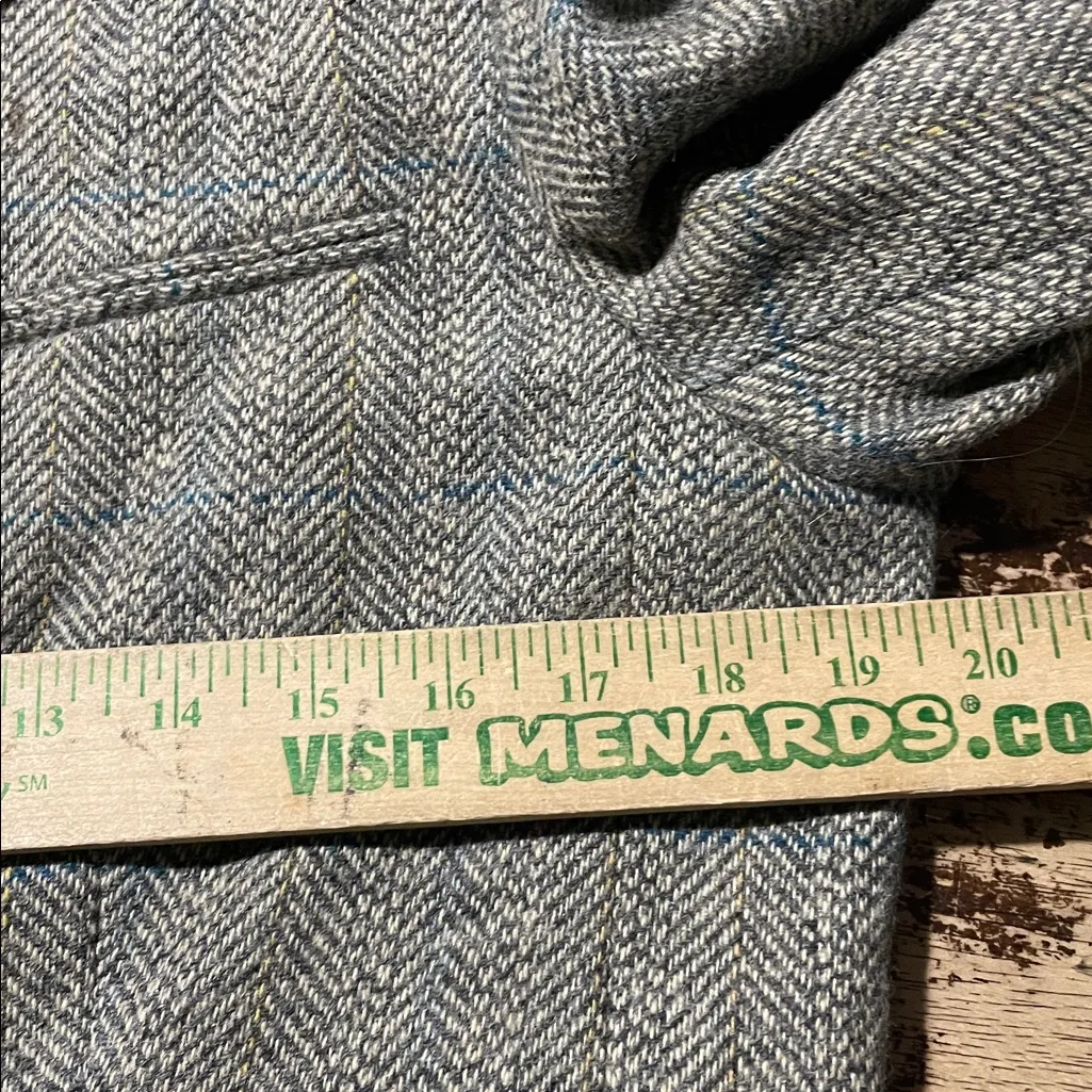 Vintage Lauren Ralph Lauren Equestrian Shetland Wool Zip Blazer Jacket Womens 10 - Image 8