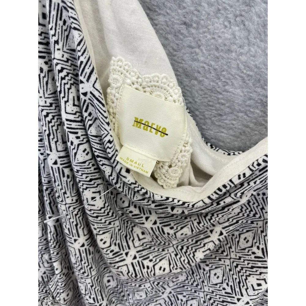 MAEVE Anthropologie One shoulder romper Jumpsuit Size Small Wide leg Boho - Image 5