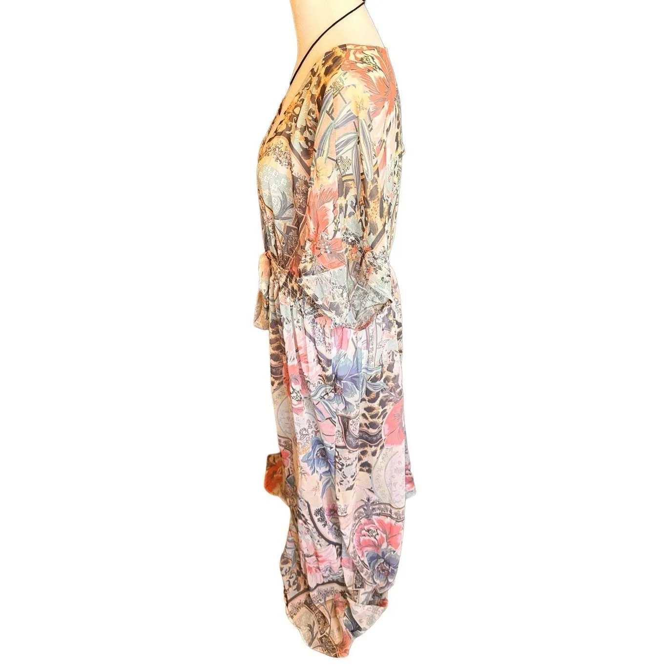 Venus Embellished Floral & Paisley Print Maxi Top NWT - Image 8