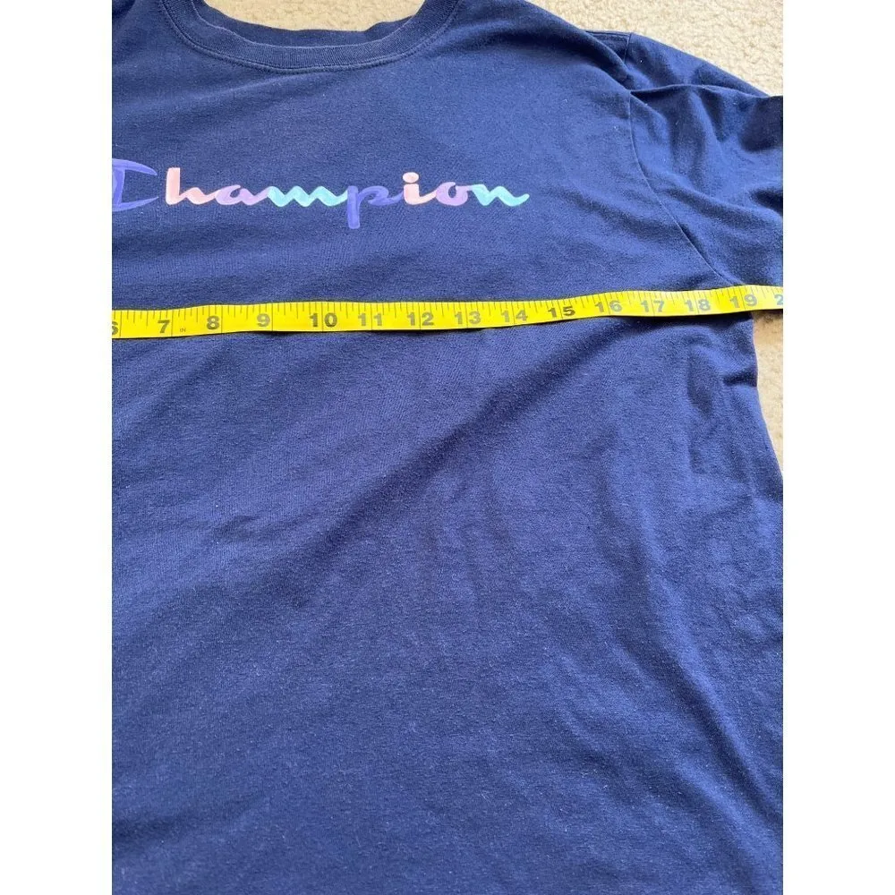 Champion women’s colorful 90s Y2K logo shirt sleeve activewear tee L set of 3 - Image 15