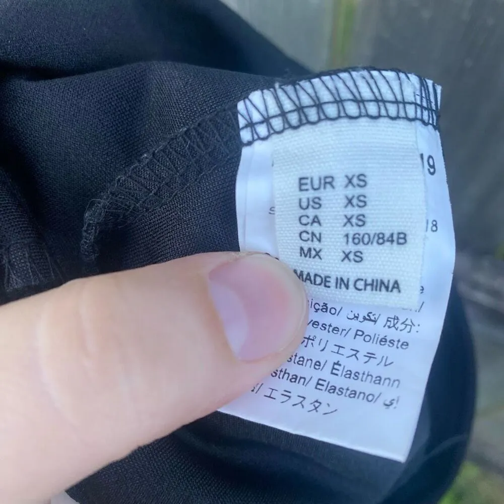 SHEIN Black Straight Mini Skort / XS - Image 5