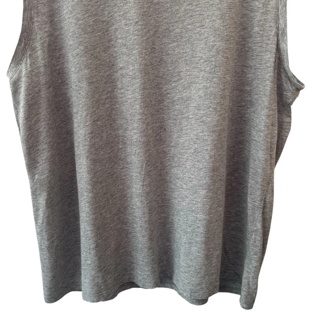 Quince Cotton Modal Muscle Tank in Heather Gray Comfort Capsule Athletic Size L - Image 6