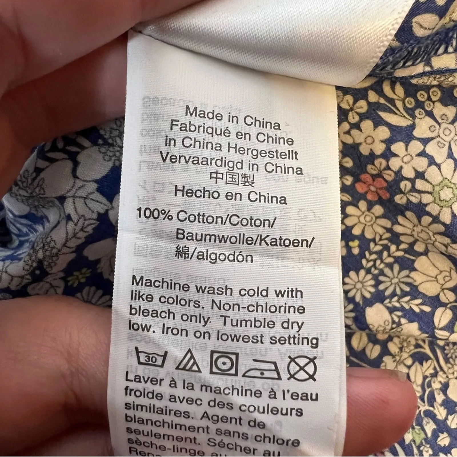 J. Crew Liberty of London Perfect Shirt Liberty June's Meadow Floral Print - Image 8