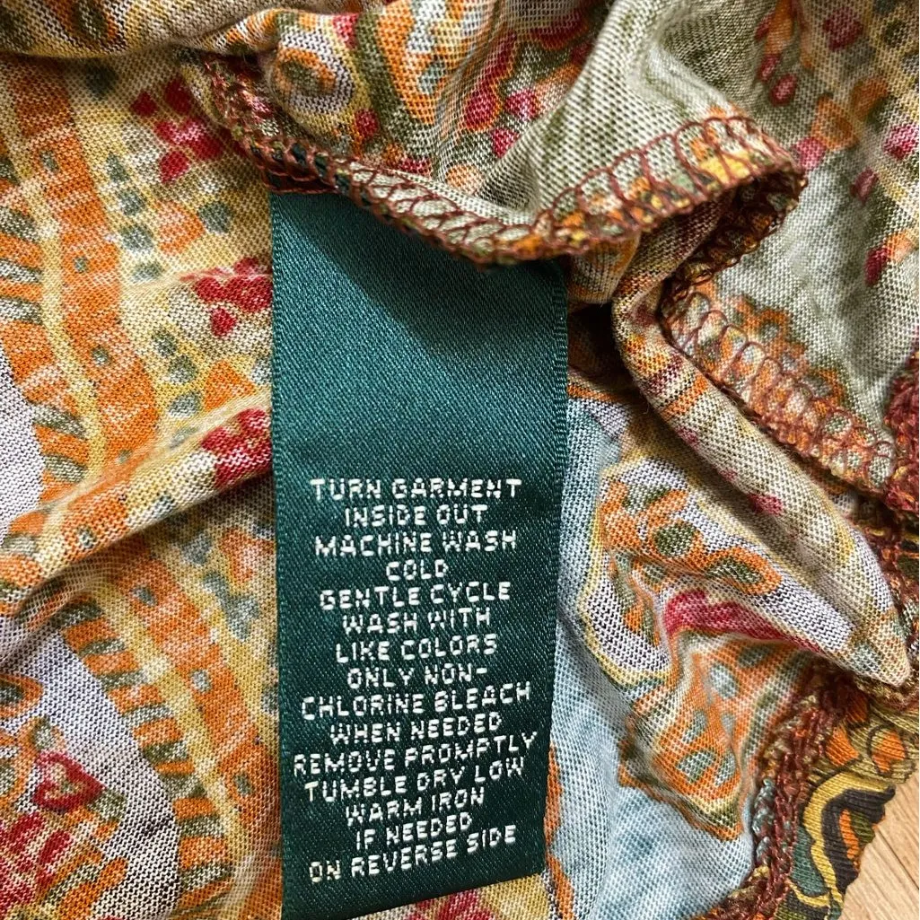 Ralph Lauren Multicolor Paisley Blouse - Image 6
