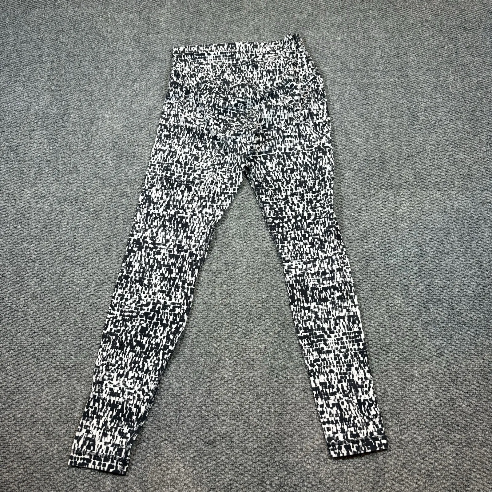 Lululemon Align Pants Womens Size 8 Black White Nulu Legging Skinny Leg Stretch - Image 3