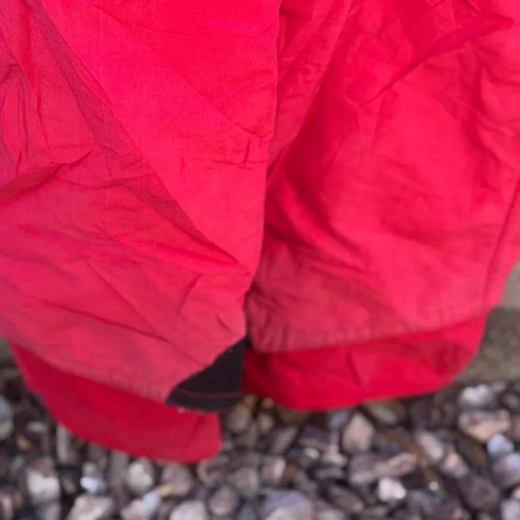 VINTAGE Snowy Mountain Overalls Snow Bib Ski Bib Women's L - Image 14