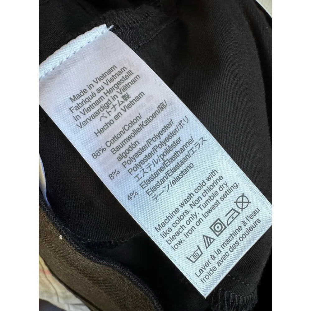 NWT J Crew 9” Toothpick Black Mid Rise Stretchy Skinny Jeans Size 23P - Image 7