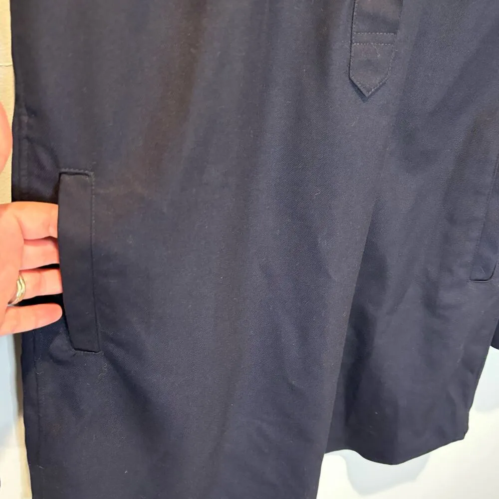 Trovata Marin Navy Long Sleeve Shirt Dress - Image 5