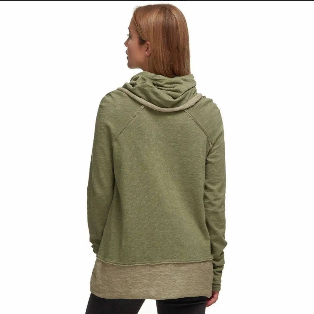 Free People Green Cocoon Cowl Neck Sweater Two Body - Image 2