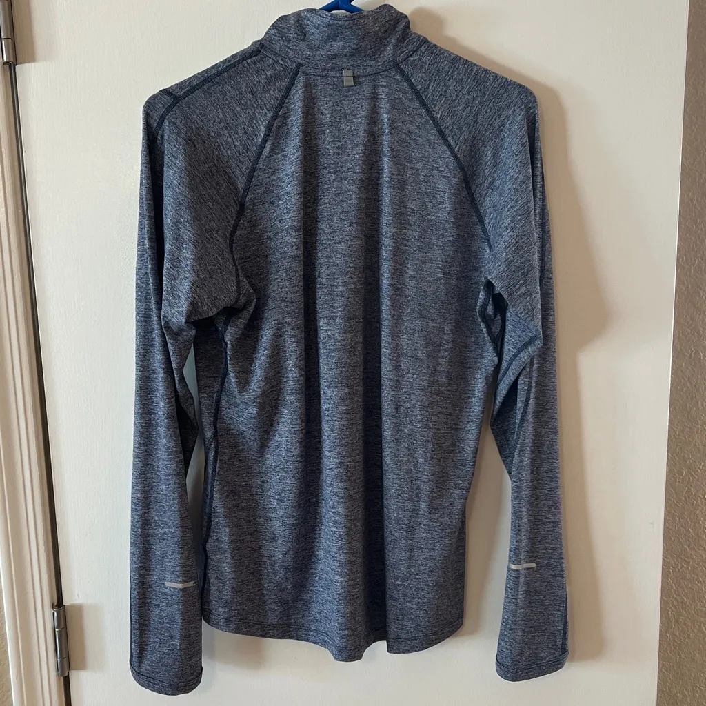 Arizona Wildcats Nike Heathered Blue Quarter-Zip Pullover Women SZ Large - Image 5