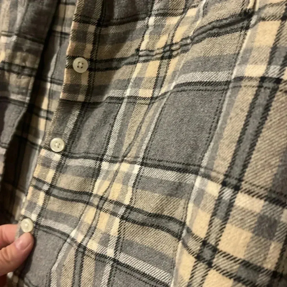 Old Navy the boyfriend shirt oversize flannel - Image 4