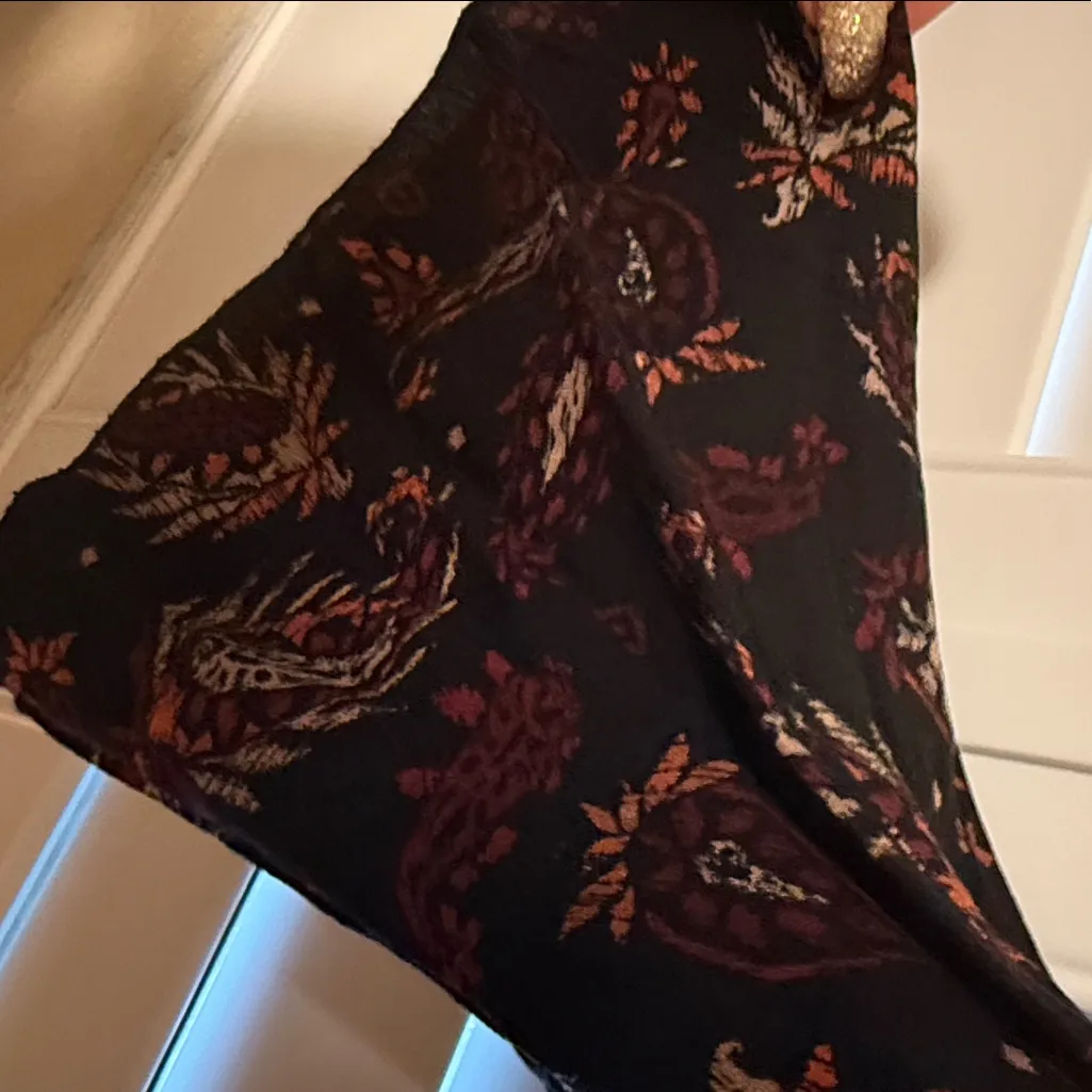 Idyllwind Black and Red Floral Blouse - Image 4