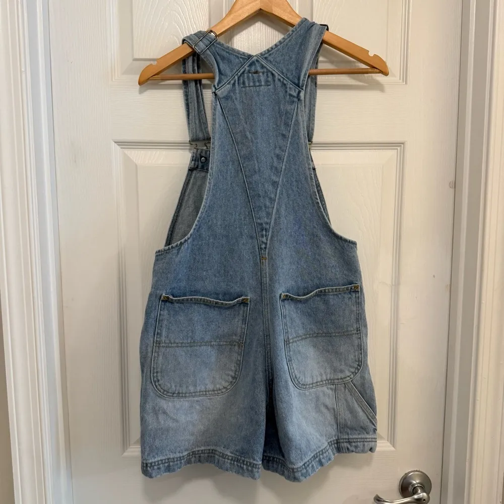 Like New Vintage Polo Jeans Co Ralph Lauren Overall Shorts - Image 8