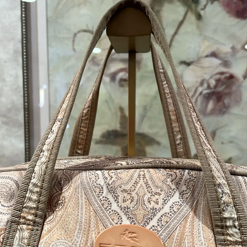 Etro Paisley Shoulder Bag Profumi EUC Brown - Image 3