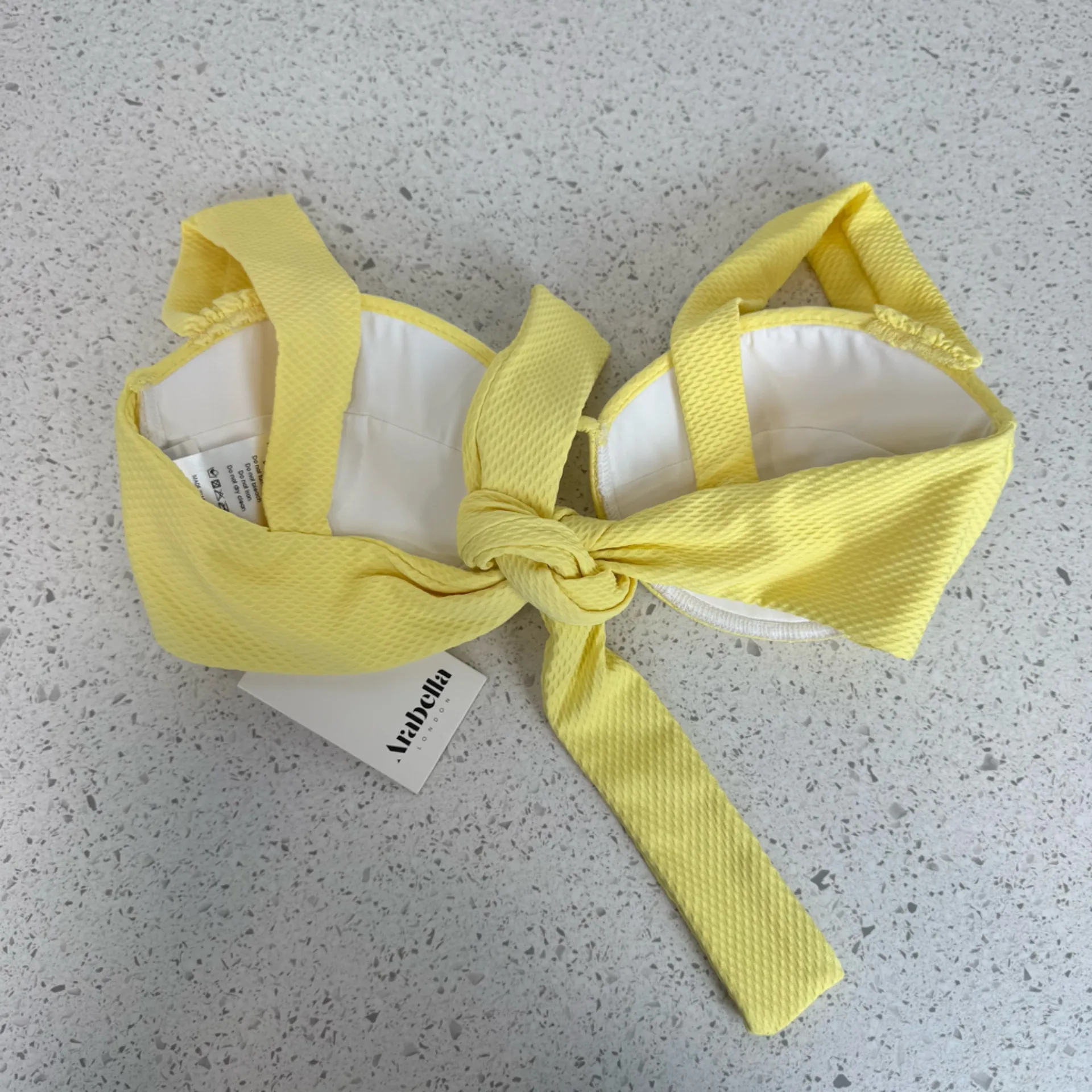 NWT Arabella London The Modern Bustier Bra Women's Size Medium Sunbeam yellow - Image 2