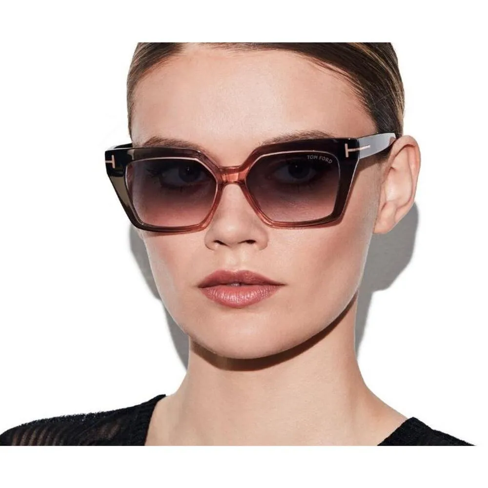 Tom Ford TF1030 Winona Sunglasses Dark Havana Women's - Image 6