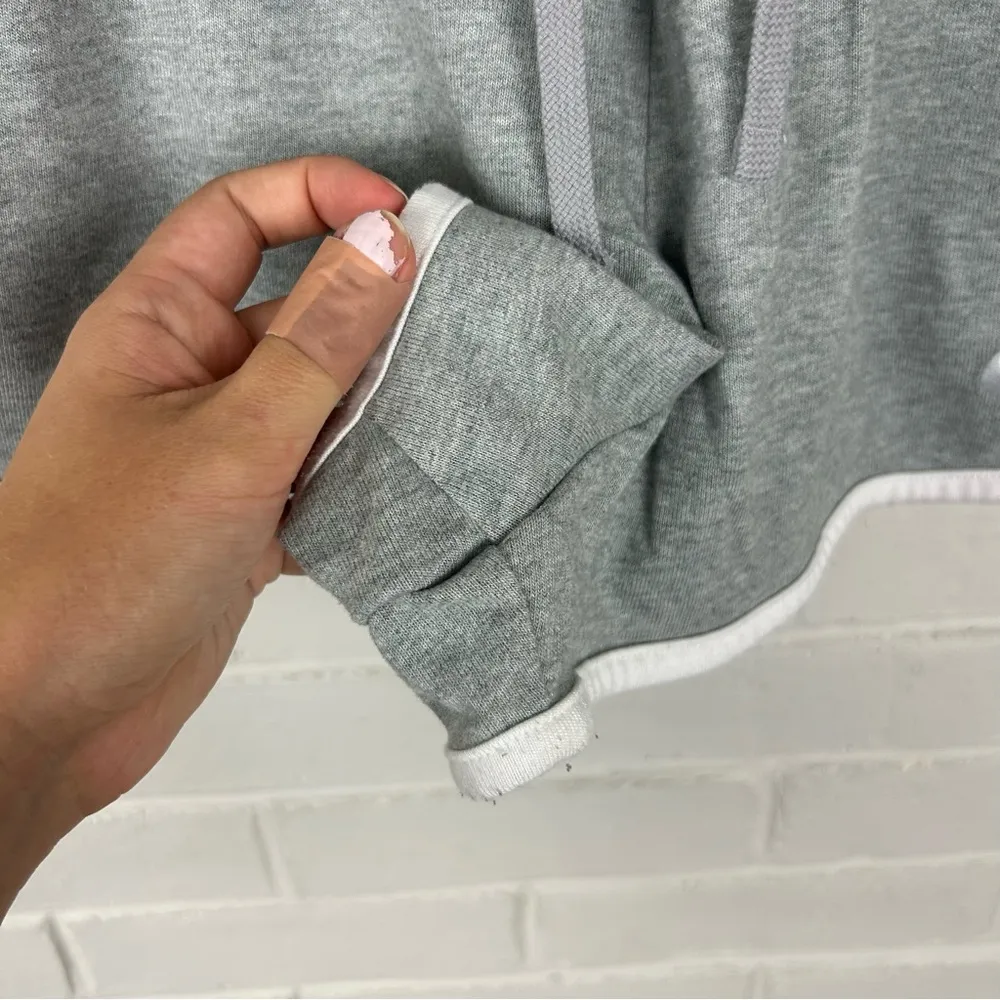 Nike Grey Casual Logo Lounge Shorts Size M - Image 8